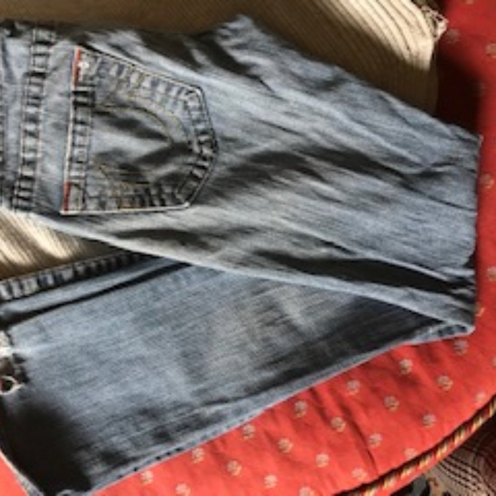 True Religion World Tour Bobby Distressed Jeans - Picture 7 of 10